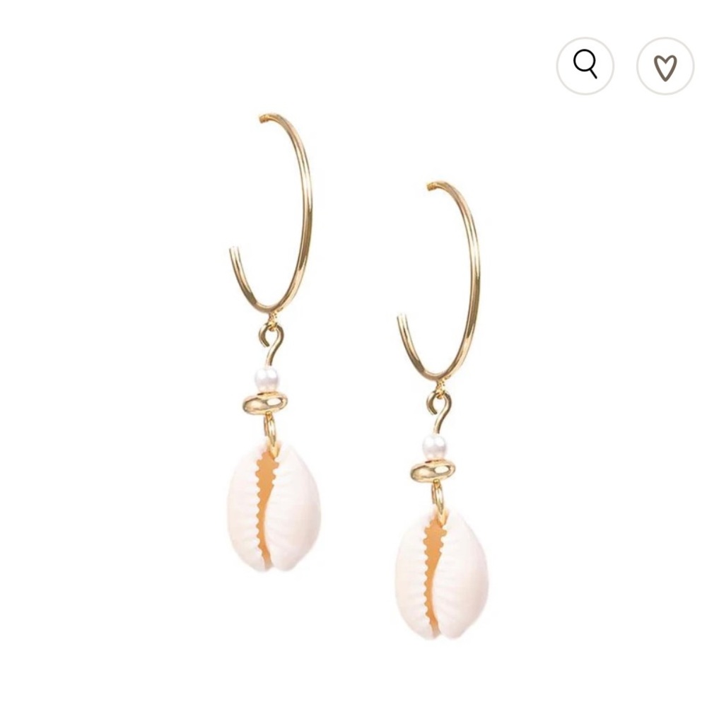 Uncommon James Seashell Earrings. Super fun and trendy! Brand New.